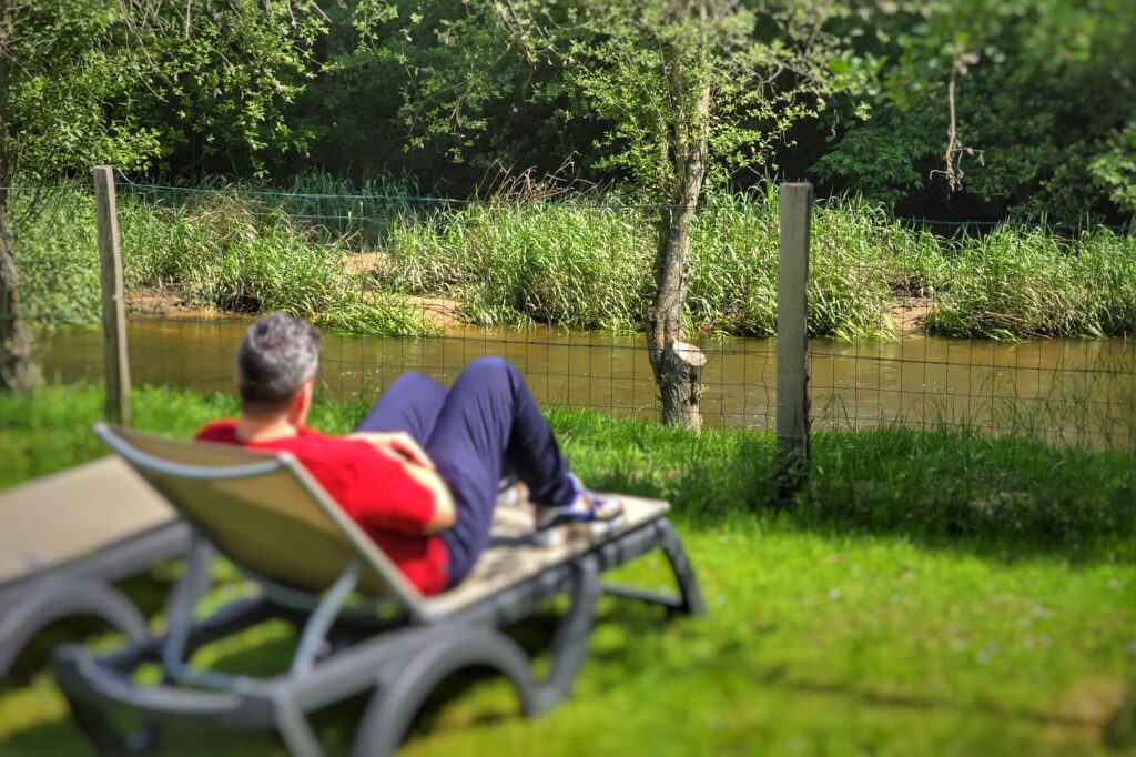 Bord de la rivière d'Aix