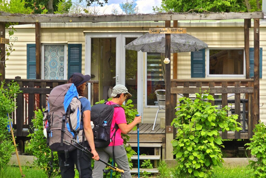 Hébergement pèlerins au Camping Aix